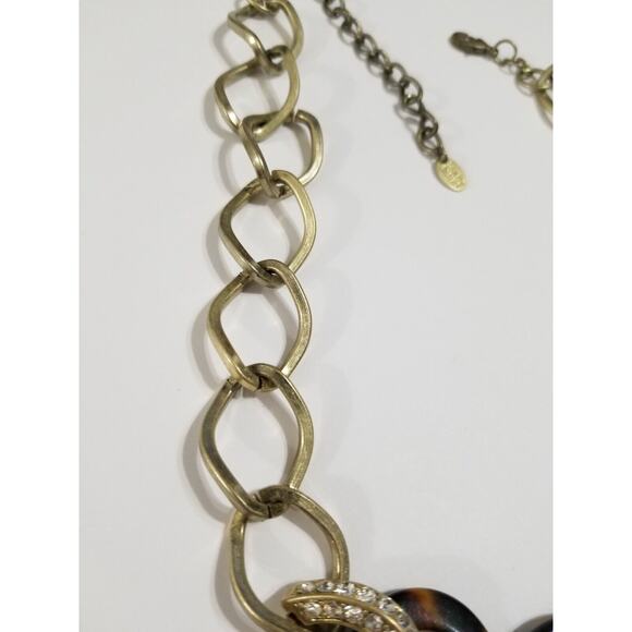 Danielle Sevens goldtone necklace 34" long with a 4" ext. n291* - Picture 5 of 7
